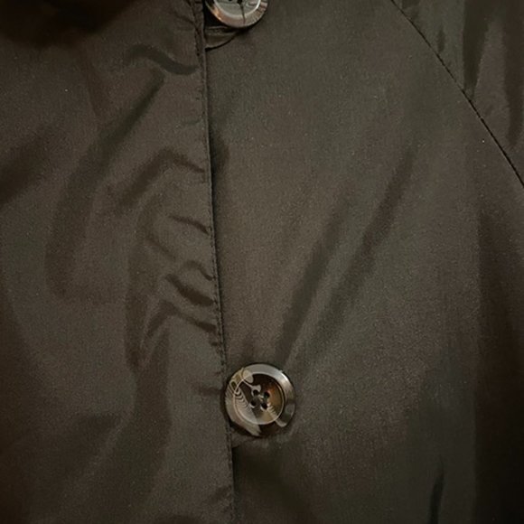 Vintage Black Aqua-Sheen Raincoat - Picture 5 of 8